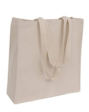 Load image into Gallery viewer, TBF Organic Canvas Self Standing Grocery Tote Bags - OR235
