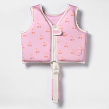 Load image into Gallery viewer, Kids Swim Vest 2-3 Cotton Candy Cherry