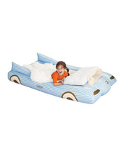 Load image into Gallery viewer, Blue Convertible Kids Sleepover Air Mattress