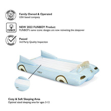 Load image into Gallery viewer, Blue Convertible Kids Sleepover Air Mattress