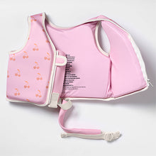 Load image into Gallery viewer, Kids Swim Vest 2-3 Cotton Candy Cherry
