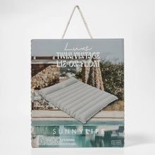 Load image into Gallery viewer, Luxe Twin Vintage Lie-On Float The Vacay Stone Stripe
