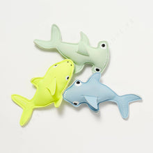 Load image into Gallery viewer, Salty the Shark Dive Buddies Aqua Neon Yellow Set of 3
