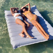Load image into Gallery viewer, Luxe Twin Vintage Lie-On Float The Vacay Stone Stripe
