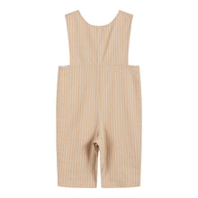 Load image into Gallery viewer, Light Brown Pinstripe Smocked Jon Jons

