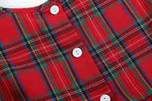 Load image into Gallery viewer, Red and Green Christmas Plaid Smocked Dress
