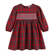 Load image into Gallery viewer, Red and Green Christmas Plaid Smocked Dress
