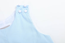 Load image into Gallery viewer, Blue Whale Applique Shortalls
